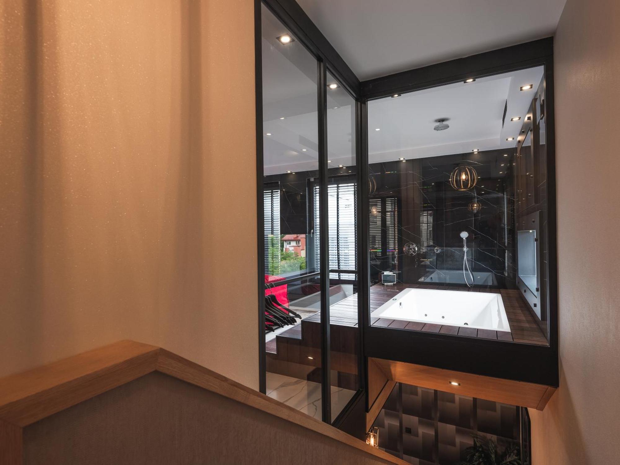 דירות Art Penthouse With Jacuzzi - Krakow Center חדר תמונה